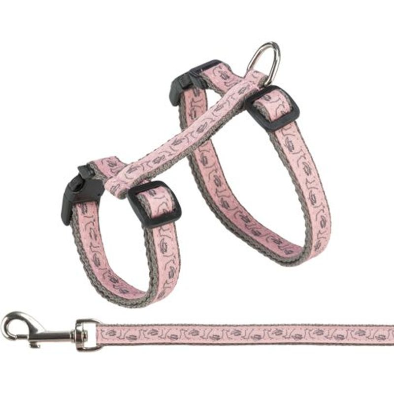 Kattesele Grå/Rosa