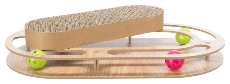 Katteleke Scratch & Catch MDF/Klorematte i Papp 46x25x4cm
