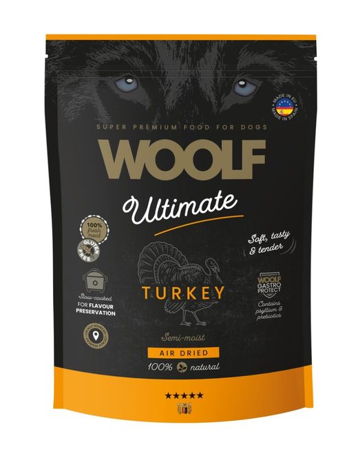 Hovedbilde WOOLF Ultimate Hundefôr Turkey 1kg