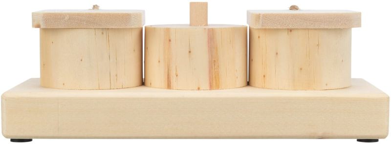 Aktiviseringsleke Snack Cups i Tre 15x4,5x6cm