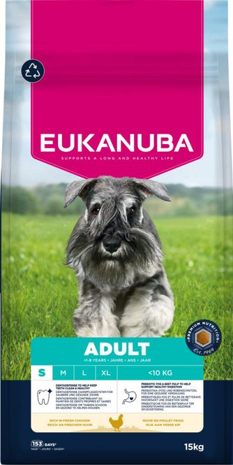 Hovedbilde EUKANUBA Hundefor Adult Small Breed kylling 15kg