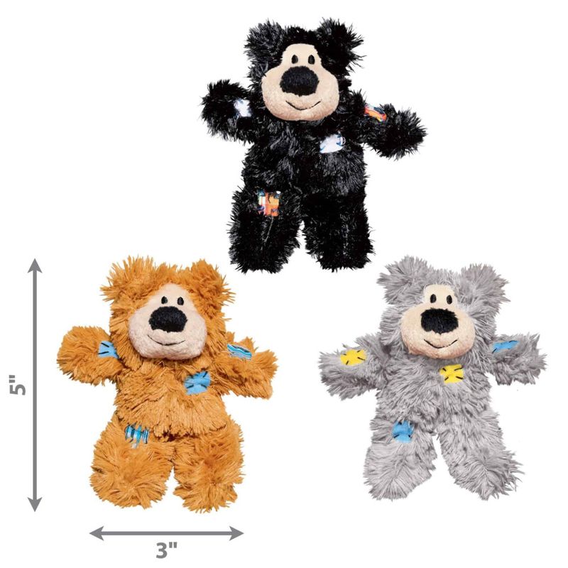 Katteleke KONG Softies Patchwork Bear