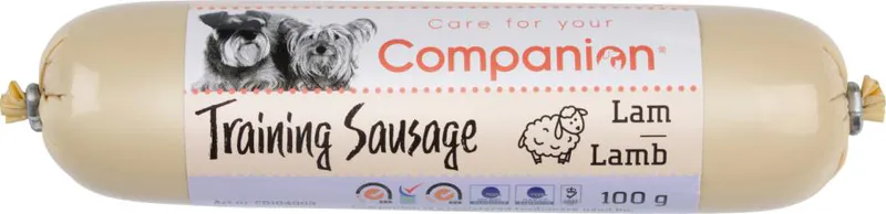 Companion Training Sausage Lam 100g