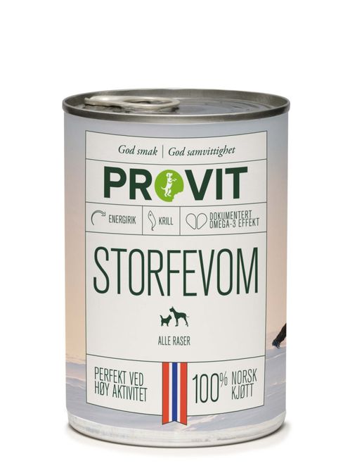 Hovedbilde PROVIT Boksemat Storfevom M/Krill 400g