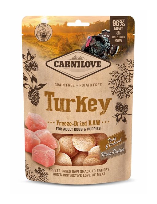 Hovedbilde Carnilove Freeze-Dried Raw Snacks Turkey 60g