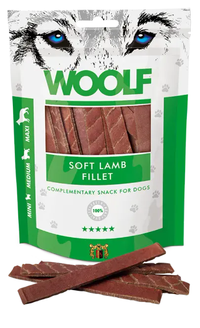 Hovedbilde Woolf Godbiter Soft lamb fillet 100g