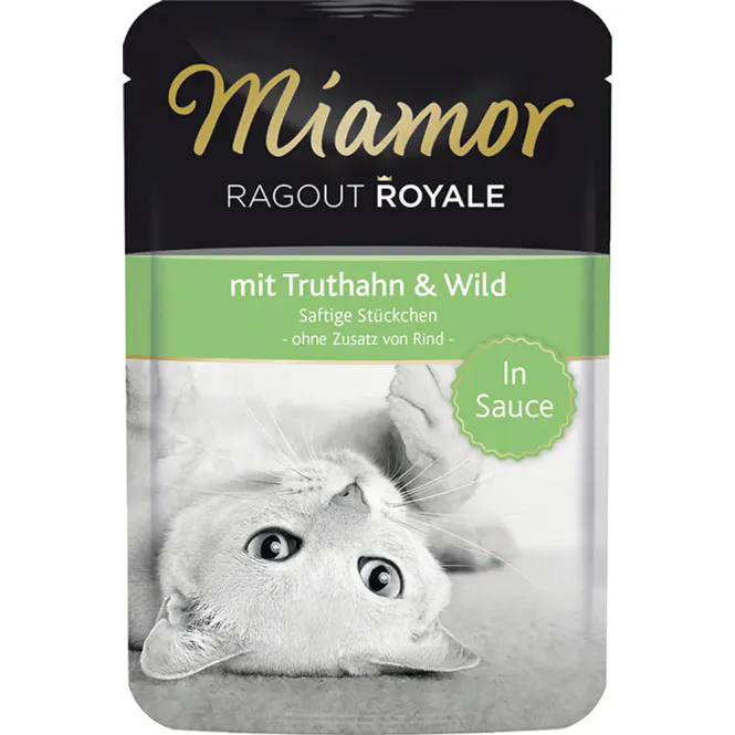 Hovedbilde Miamor Ragout Royale Turkey and wild i saus 100gr