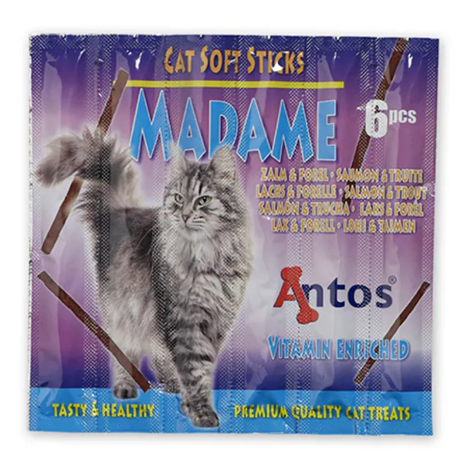 Hovedbilde Kattesticks Madame 6st Laks & Ørret