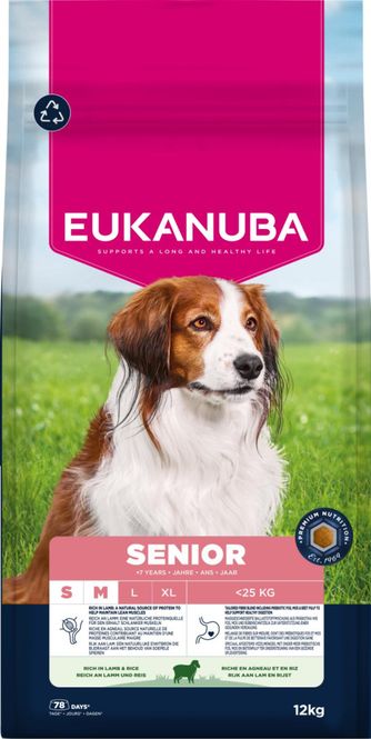 Hovedbilde EUKANUBA Hundefor Senior Small/medium Breed Lam & ...