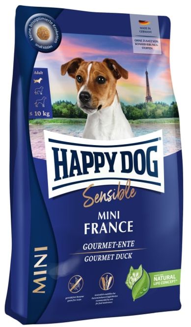 Hovedbilde Happy Dog Sensible Mini France 4Kg M/And og Potet