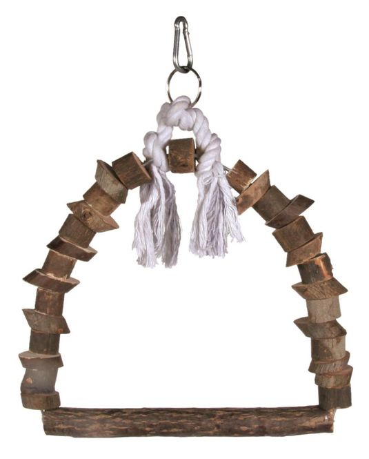 Hovedbilde Huske M/Tau og Treklosser Naturtre 22x29cm