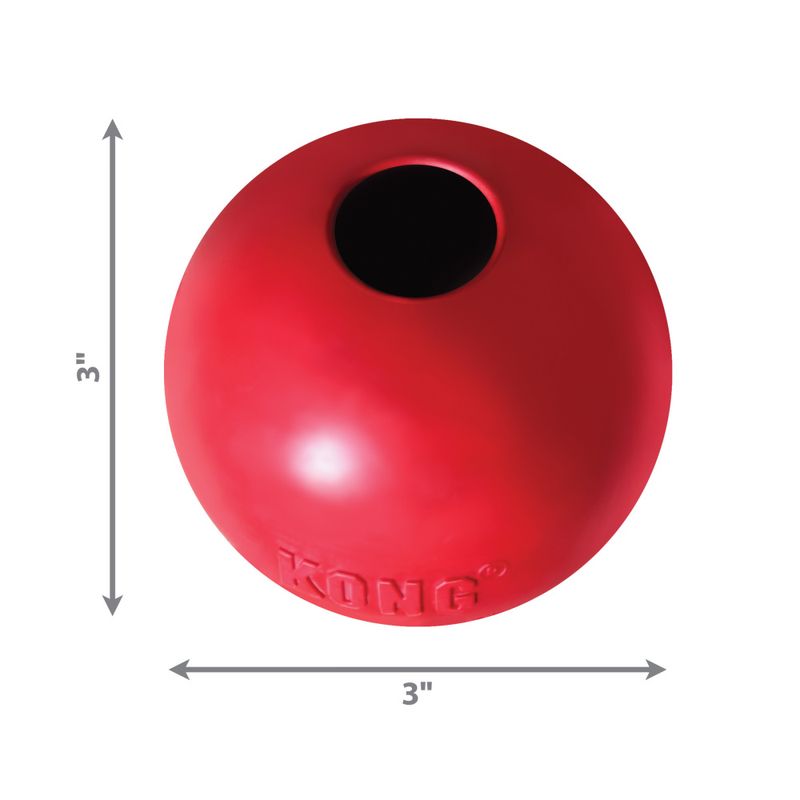Hundeleke KONG Ball m/ hull M/L