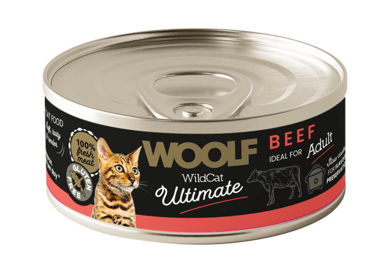 WOOLF Wildcat Ultimate Kattefôr Beef Pate 85g