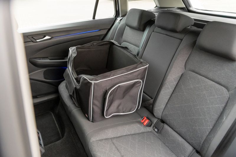 Bilsete Sort/Grå Polyester 56x37x36cm Max10kg