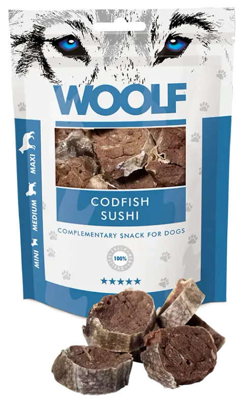 Woolf Godbiter Codfish sushi 100g