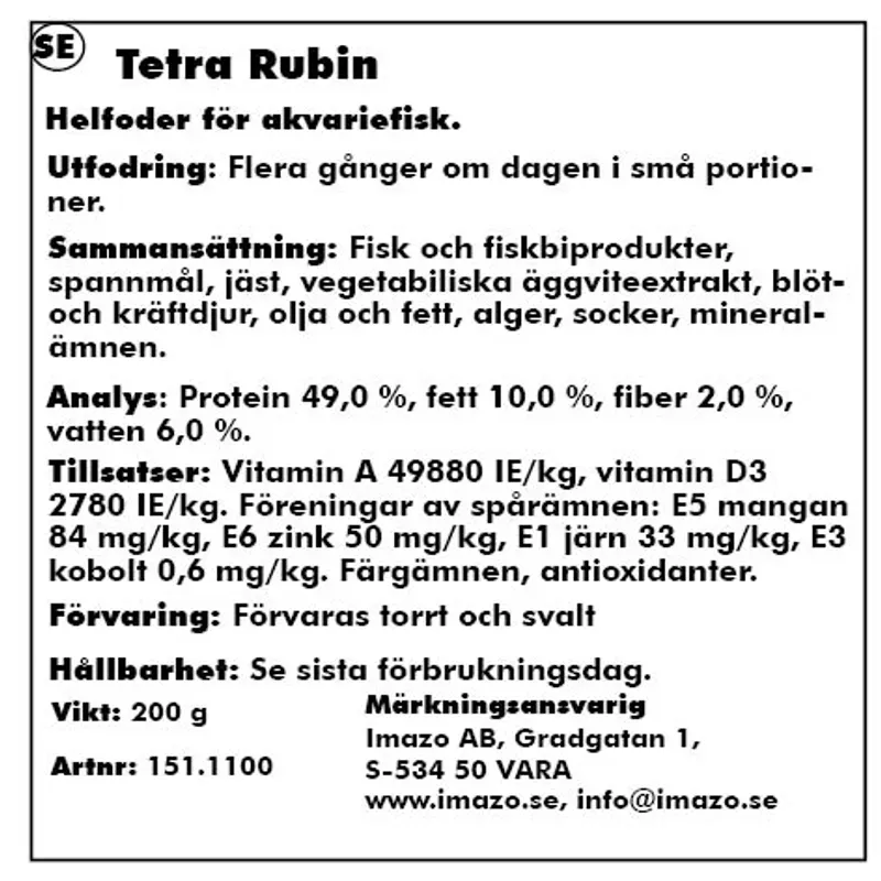 TetraRubin 1 liter