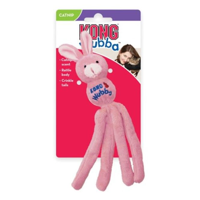 Hovedbilde Katteleke KONG Wubba Kanin