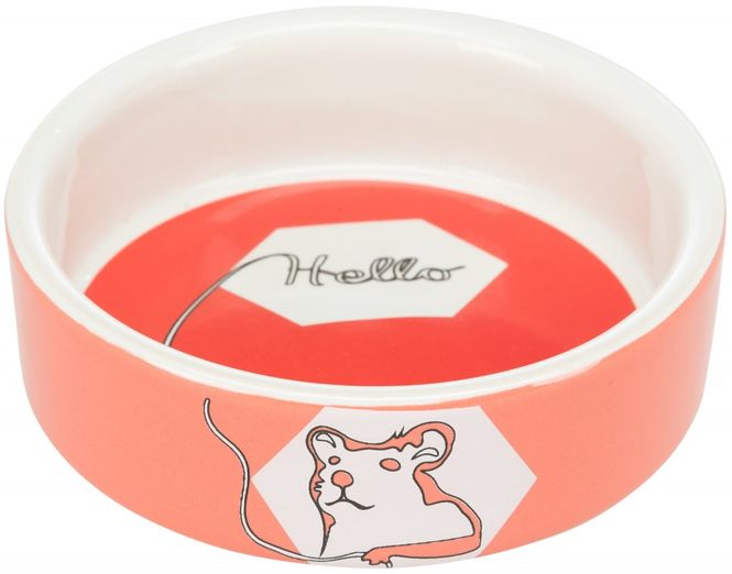 Hovedbilde Matskål Keramikk Hello Comic Hamster 90ml ø8cm