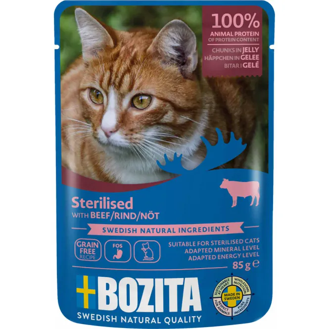 Hovedbilde Bozita Beef sterilisert gelé 85 g