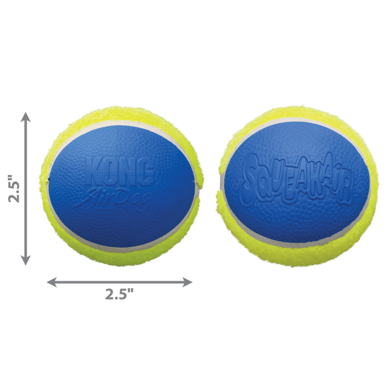 Hundeleke KONG SqueakAir Ultra Balls M 3stk