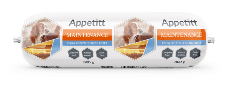 Appetitt Hundepølse Maintenance fisk 800 g