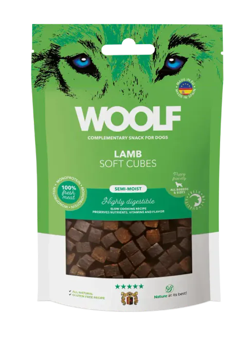 Hovedbilde Woolf Soft Cubes Lam 100g