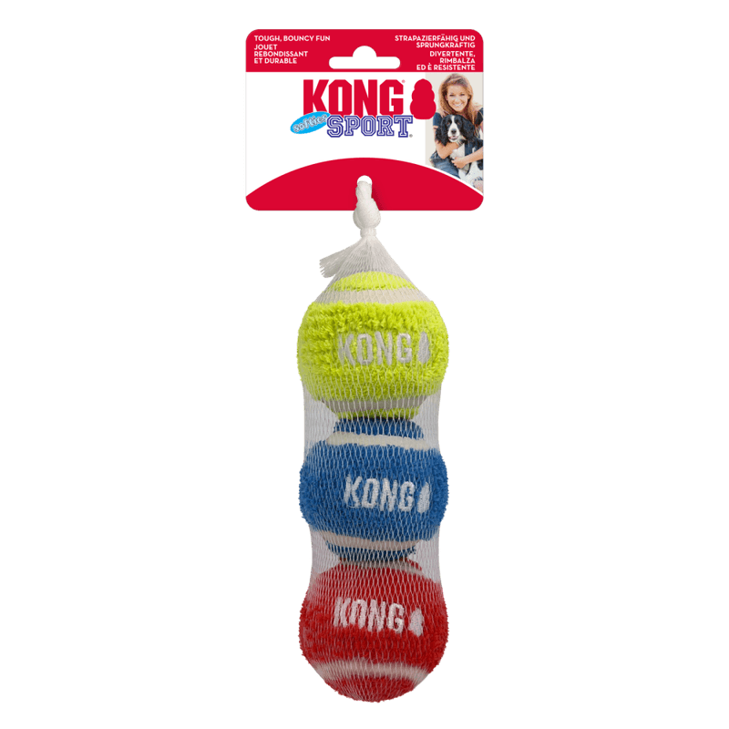 Hundeleke KONG Sport Softies Balls 3pk M