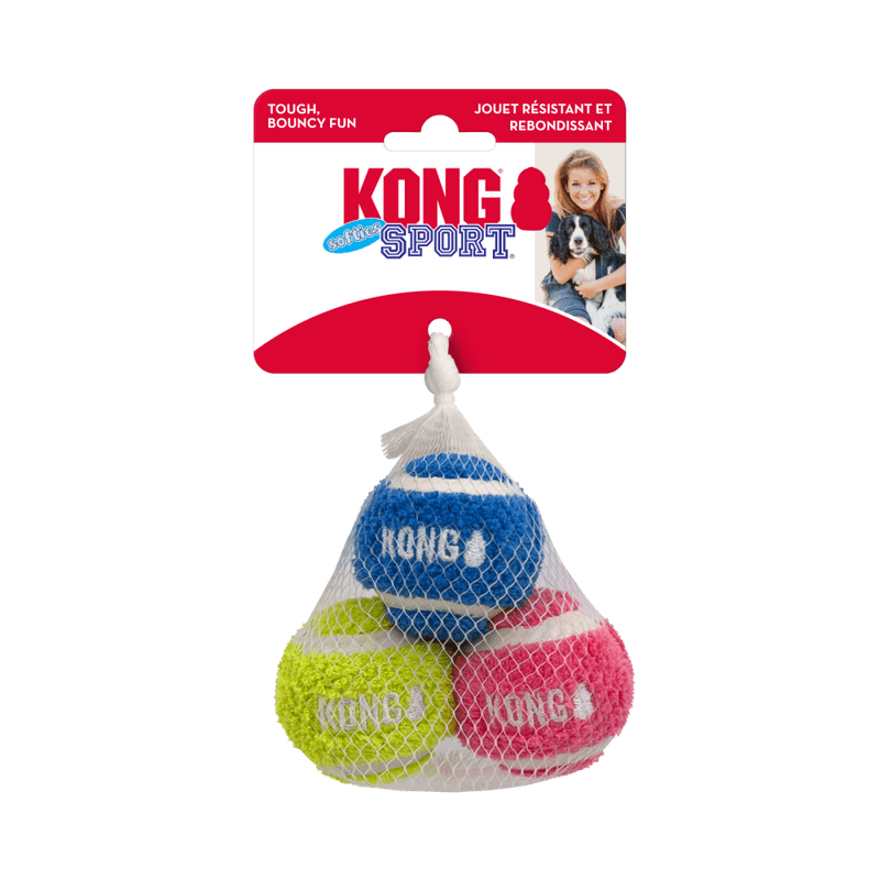 Hundeleke KONG Sport Softies Balls 3 pk S