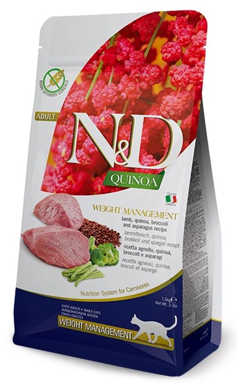 FARMINA N&D Kattemat Lam Weight Management 5kg