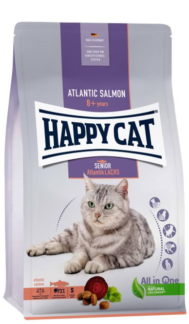 Hovedbilde Happy Cat Best Age Senior Atlantik-Laks 1,3kg