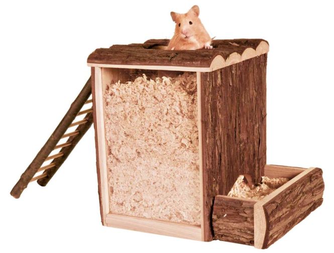 Hovedbilde Gnagerhus Gravetårn i Furu 25,5x20x24,5cm