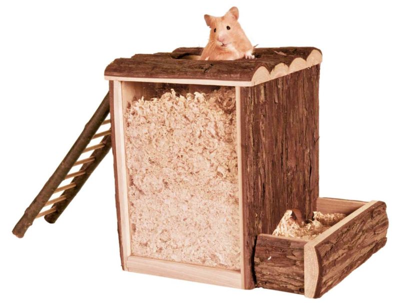 Gnagerhus Gravetårn i Furu 25,5x20x24,5cm