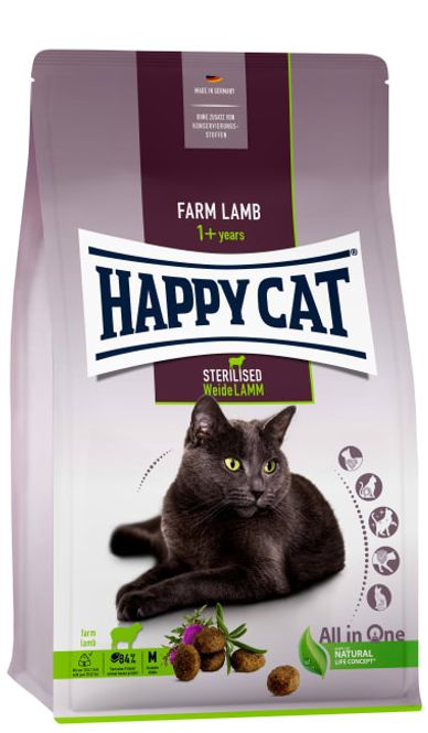 Hovedbilde Happy Cat Sterilisert Adult Lam 1,3Kg