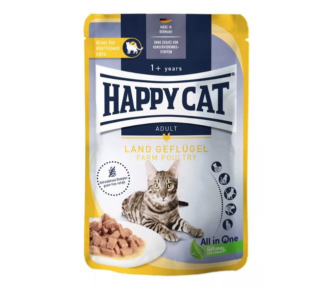 Hovedbilde Happy Cat Pouches Culinary Adult M/Kylling 85g