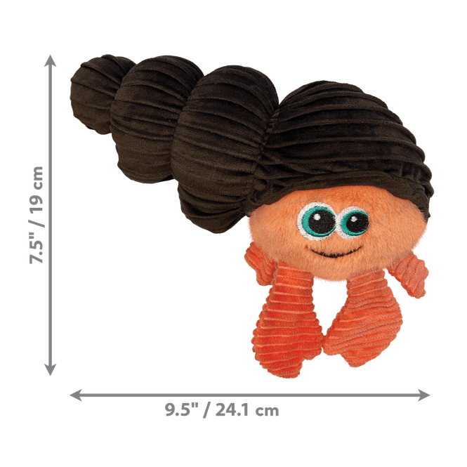 Hovedbilde Hundeleke KONG Cuteseas Rufflez Hermit Crab S/M