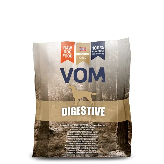 Hovedbilde VOM DIGESTIVE fullfôr pose 560 gram