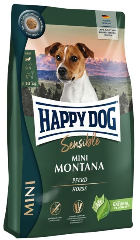 Happy Dog Sensible Mini Montana 4Kg M/Hest
