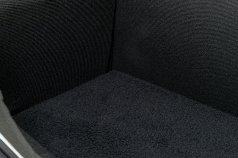 Bilsete Sort/Grå Polyester 56x37x36cm Max10kg