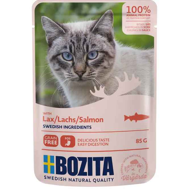 Hovedbilde Bozita Feline Laks Saus 85g