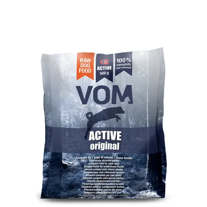 Hovedbilde VOM ACTIVE fullfôr pose 560 gram