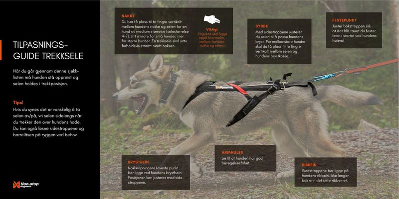 Non-stop dogwear Freemotion harness sele