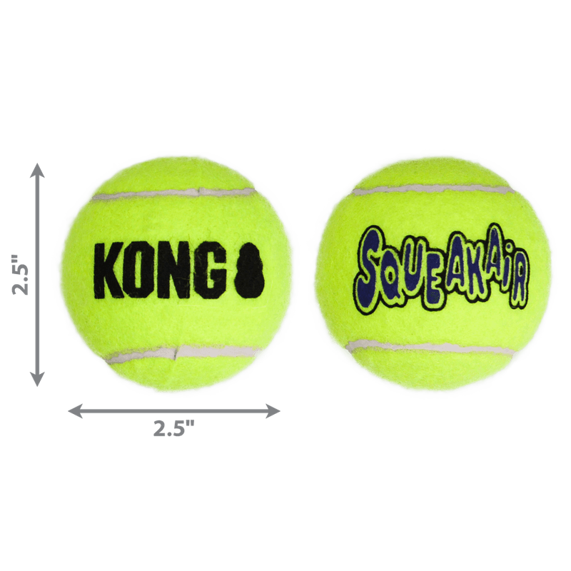 Hundeleke KONG AirDog SqueakAir Ball M 6pk