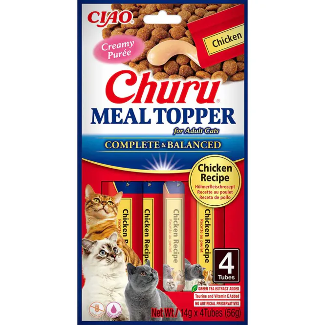 Hovedbilde Churu Cat Meal Topper Chicken 4.st