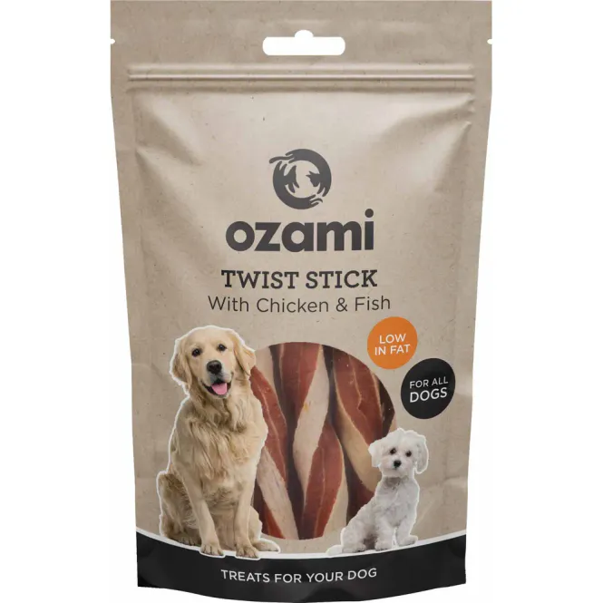 Hovedbilde Chicken Twist Stick 100gr Ozami